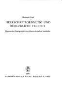 Tapa de Herrschaftsordnung und bürgerliche Freiheit