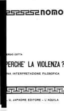 Tapa de Perché la violenza?
