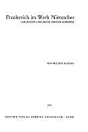 Tapa de Frankreich im Werk Nietzsches