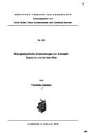 Tapa de Motivgeschichtliche Untersuchungen zur Artusepik