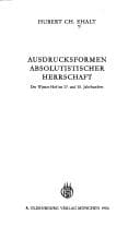 Tapa de Ausdrucksformen absolutistischer Herrschaft