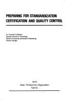 Tapa de Preparing for standardization certification and quality control