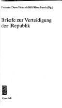 Tapa de Briefe zur Verteidigung der Republik