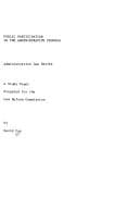 Tapa de Public participation in the administrative process