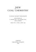 Tapa de New coal chemistry