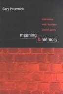 Tapa de Meaning & memory