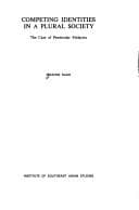 Tapa de Competing identities in a plural society