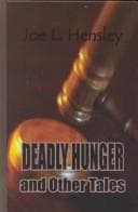 Tapa de Deadly hunger and other tales