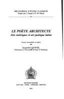 Tapa de Le poète architecte