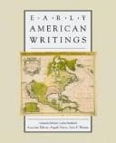 Tapa de Early American writings