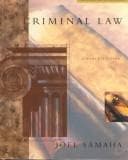 Tapa de Criminal law