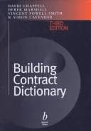 Tapa de Building contract dictionary