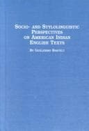 Tapa de Socio- and stylolinguistic perspectives on American Indian English texts