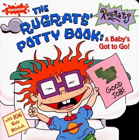 Tapa de The Rugrats' potty book!