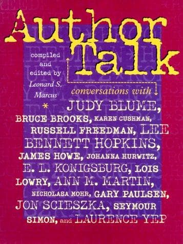 Tapa de Author talk