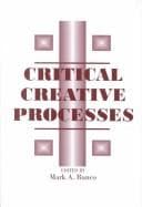 Tapa de Critical creative processes