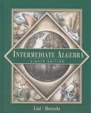 Tapa de Intermediate algebra.