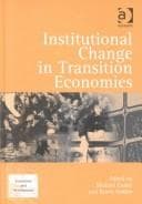 Tapa de Institutional change in transition economies