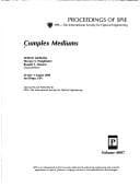 Tapa de Complex mediums