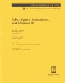 Tapa de X-Ray Optics, Instruments, and Missions III