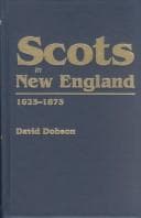 Tapa de Scots in New England, 1623-1873