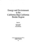 Tapa de Energy and environment in the California-Baja California border region