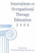 Tapa de Innovations in occupational therapy education, 2000