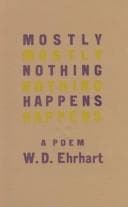 Tapa de Mostly nothing happens
