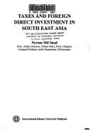 Tapa de Taxes and foreign direct investment in South East Asia