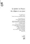 Tapa de Le théâtre en France des origines à nos jours