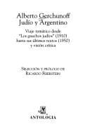 Tapa de Alberto Gerchunoff, judío y argentino