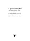 Tapa de La maschera volubile