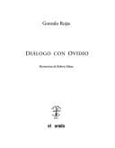 Tapa de Diálogo con Ovidio