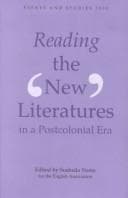 Tapa de Reading the "new" literatures in a postcolonial era