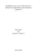 Tapa de Asymmetry and U.S. military strategy