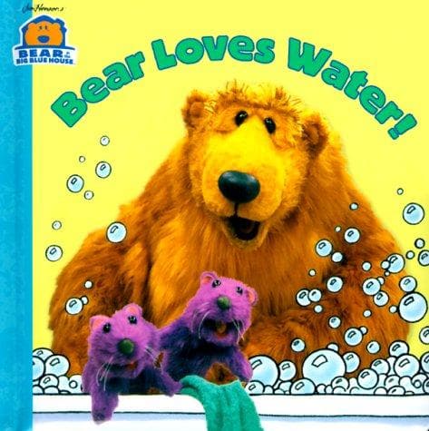 Tapa de Bear loves water