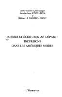 Tapa de Formes et écritures du départ