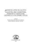 Tapa de Iscrizioni latine del Salento