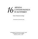 Tapa de 16 artistas contemporáneos de Monterrey