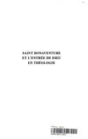 Tapa de Saint Bonaventure et l'entrée de Dieu en théologie