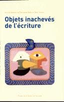 Tapa de Objets inacheveś de l'ećriture