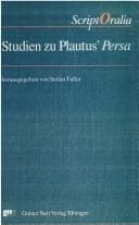 Tapa de Studien zu Plautus' Persa