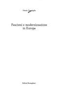 Tapa de Fascismi e modernizzazione in Europa
