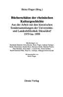 Tapa de Bücherschätze der rheinischen Kulturgeschichte