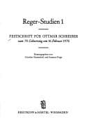 Tapa de Festschrift für Ottmar Schreiber