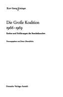 Tapa de Die grosse Koalition 1966-1969