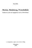 Tapa de Moritat, Bänkelsong, Protestballade