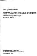Tapa de Neutralization and archiphoneme