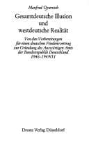 Tapa de Gesamtdeutsche Illusion und westdeutsche Realität