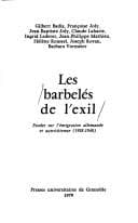 Tapa de Les Barbelés de l'exil